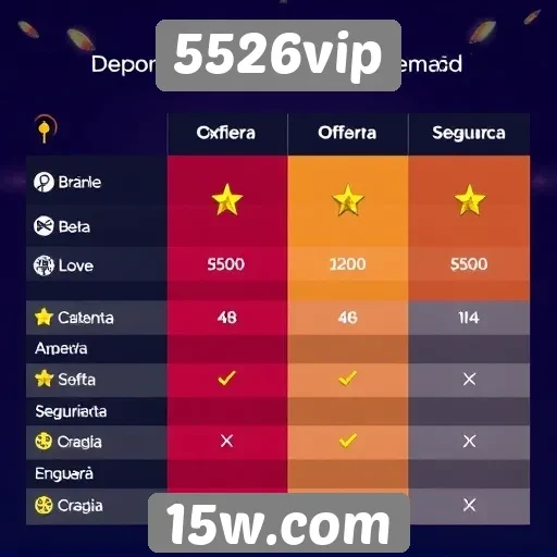 Comparação do 5526vip com outros sites de jogos